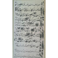 قطعه سیاه مشق دفتری بقلم استاد محمد حسین سیفی قزوینی ملقب به عماد الکتاب